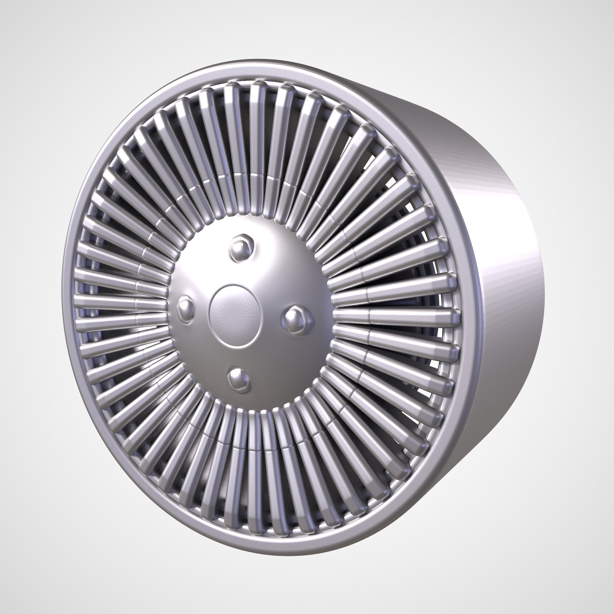 DeLorean DMC-12 1981 TYRE RIM 3D print model_8