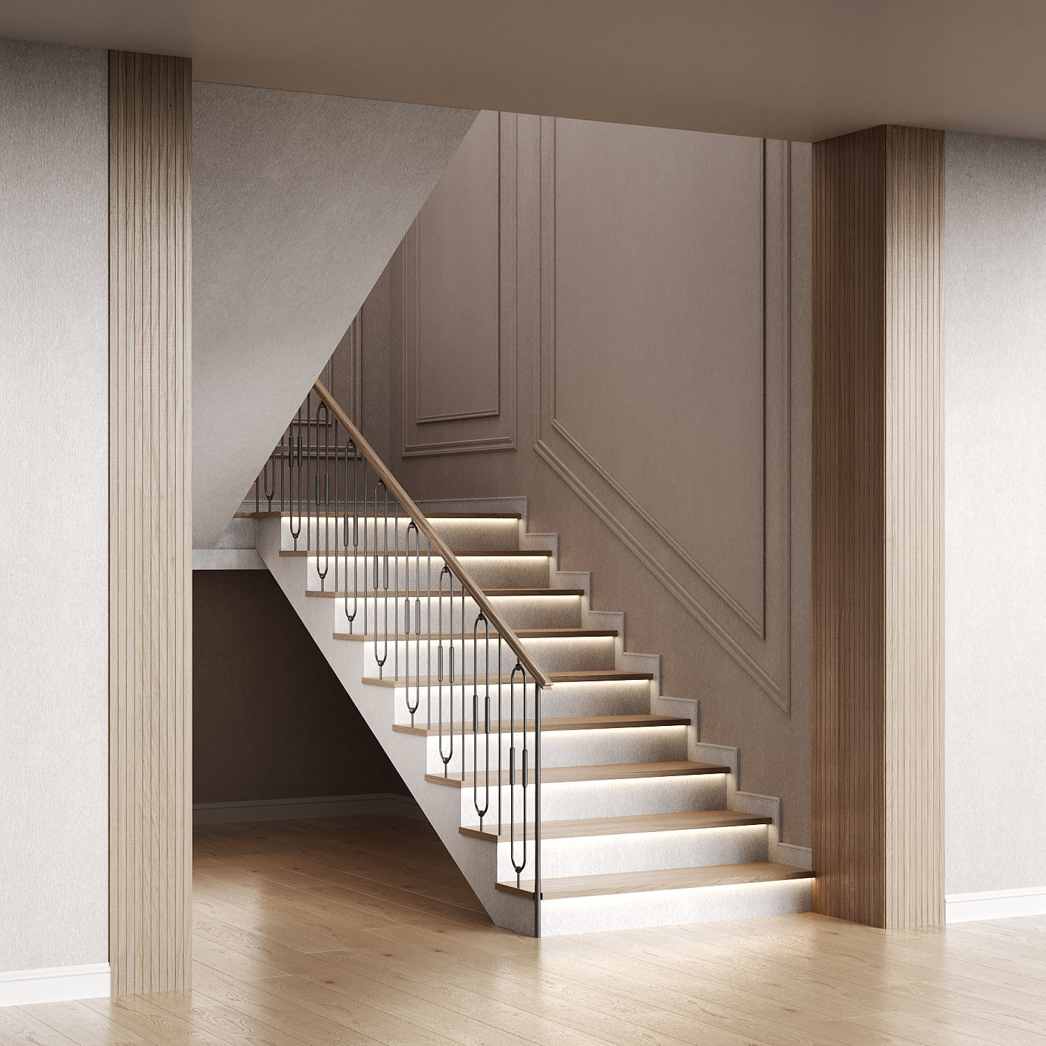 Ladder Stairs 21 3D model_1