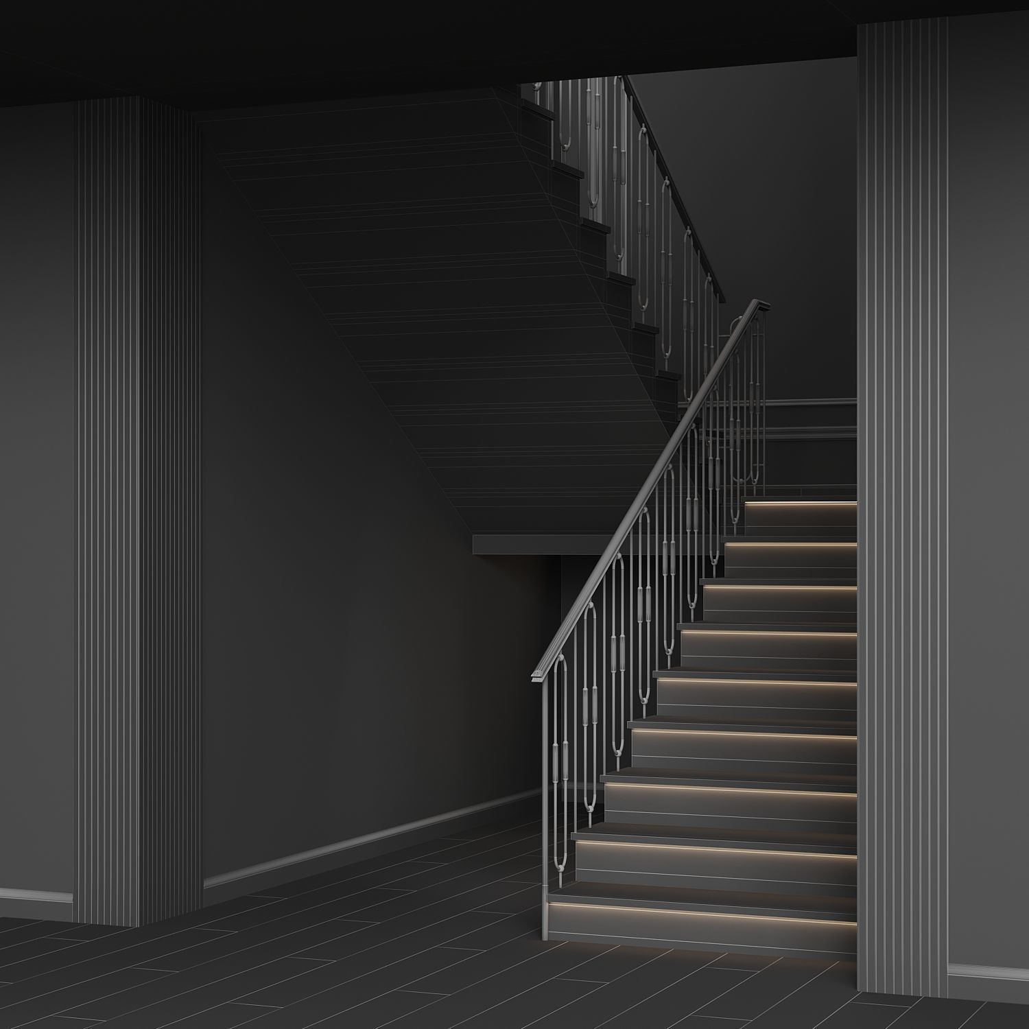 Ladder Stairs 21 3D model_8