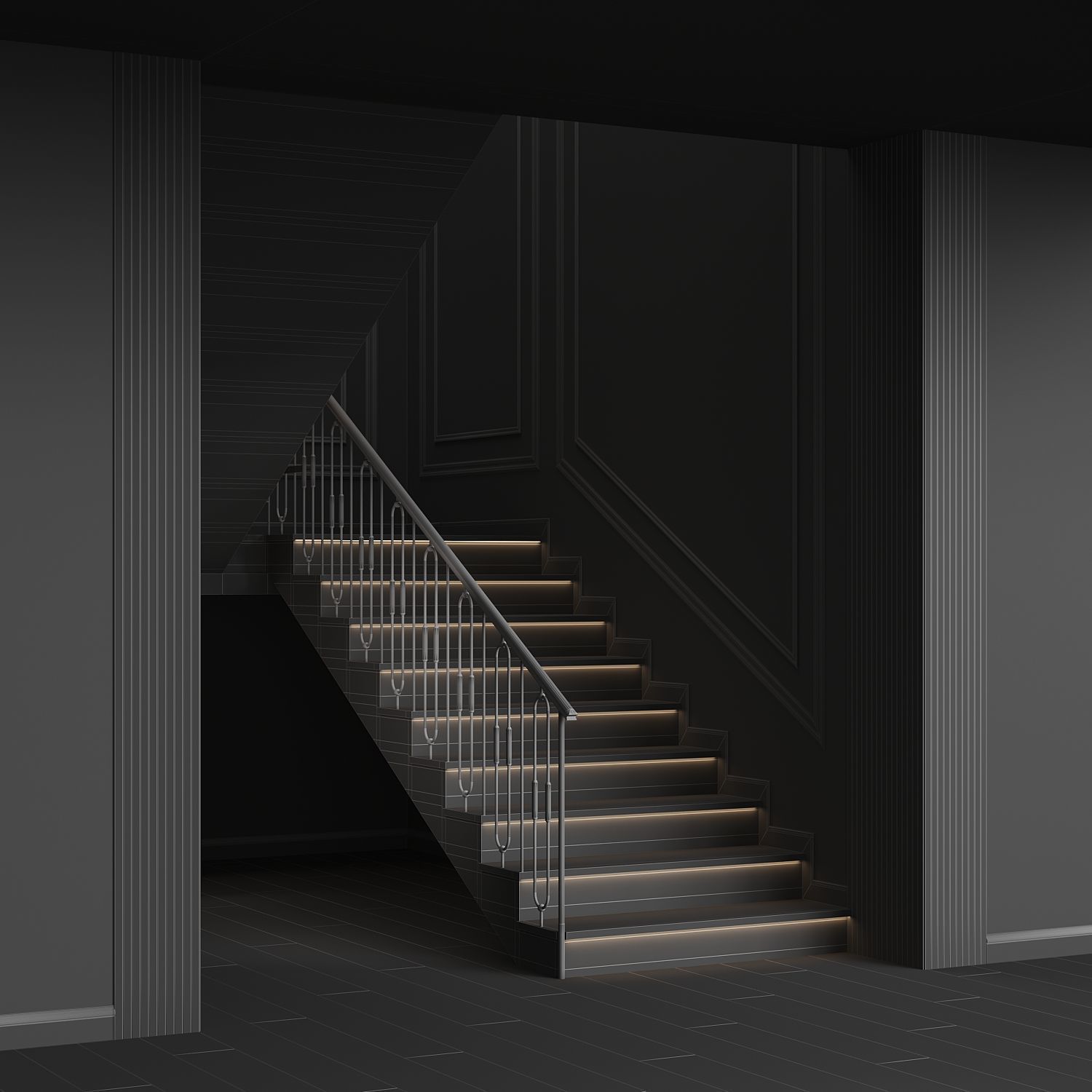 Ladder Stairs 21 3D model_10