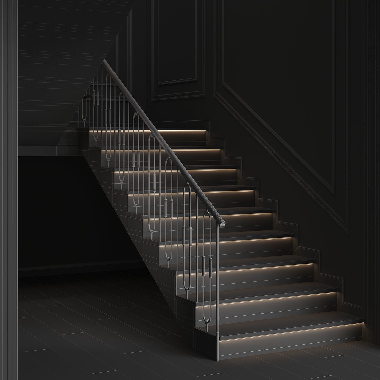 Ladder Stairs 21 3D model_9