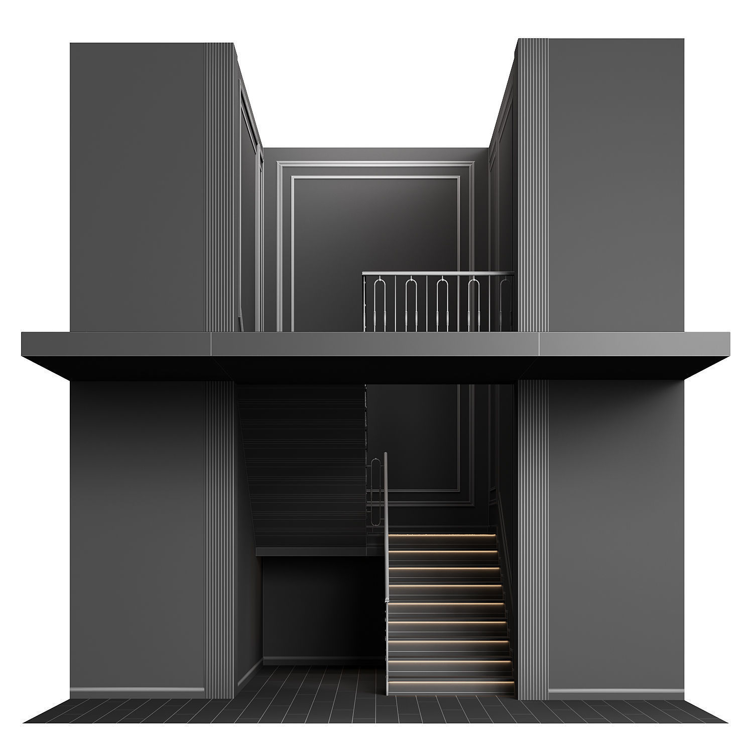 Ladder Stairs 21 3D model_6