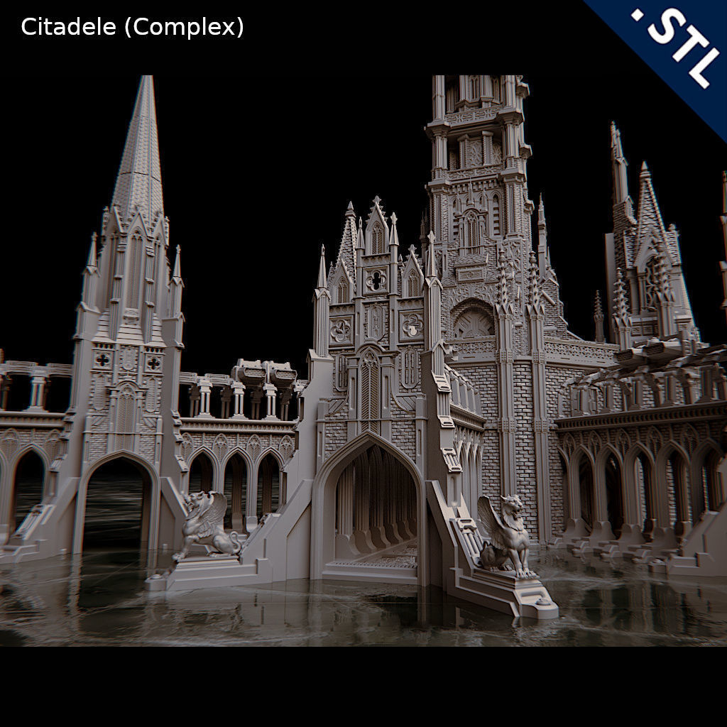 Citadele Complex 3D print model_4