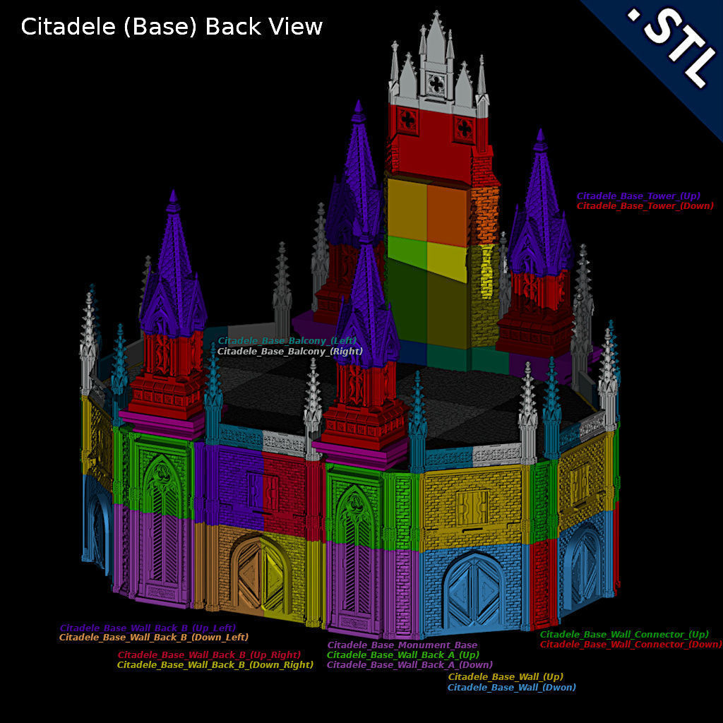 Citadele Complex 3D print model_9