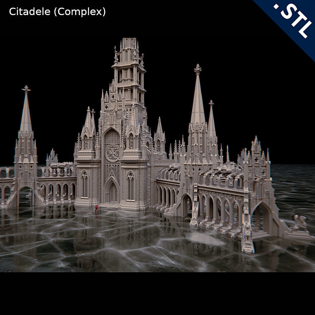 Citadele Complex 3D print model_2