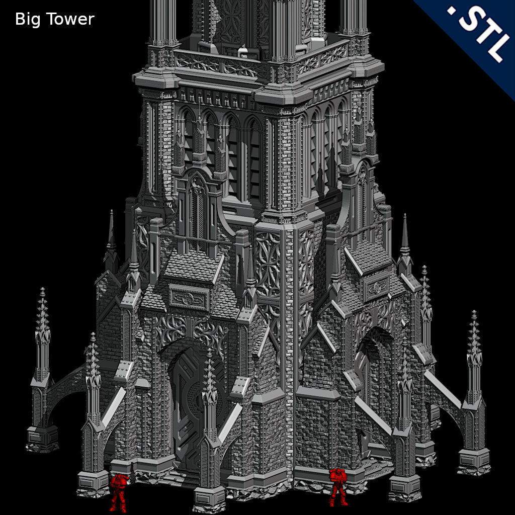 Citadele Complex 3D print model_7