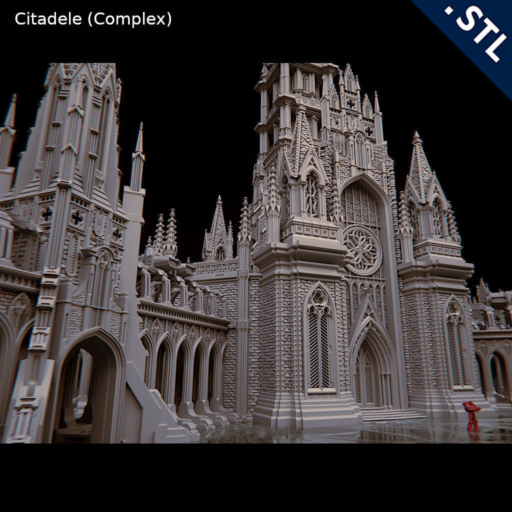Citadele Complex 3D print model_3