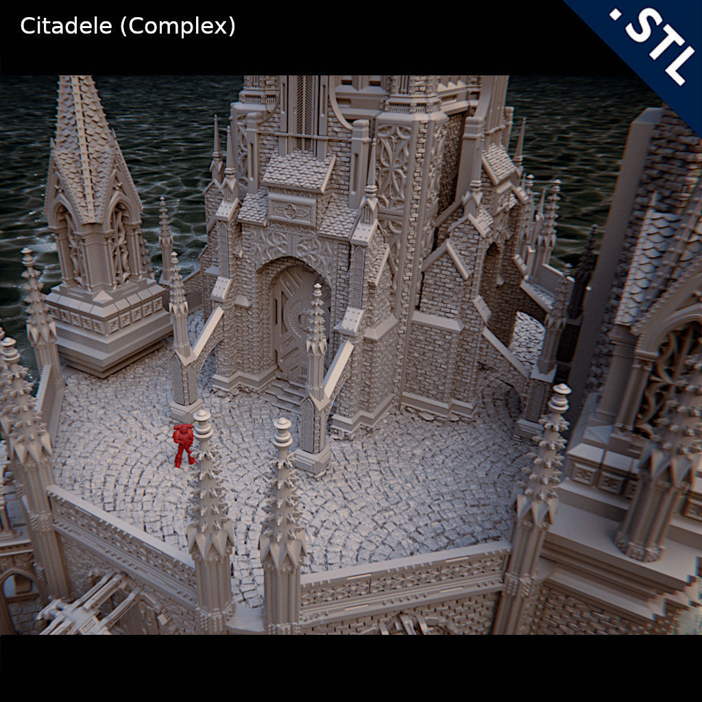 Citadele Complex 3D print model_1