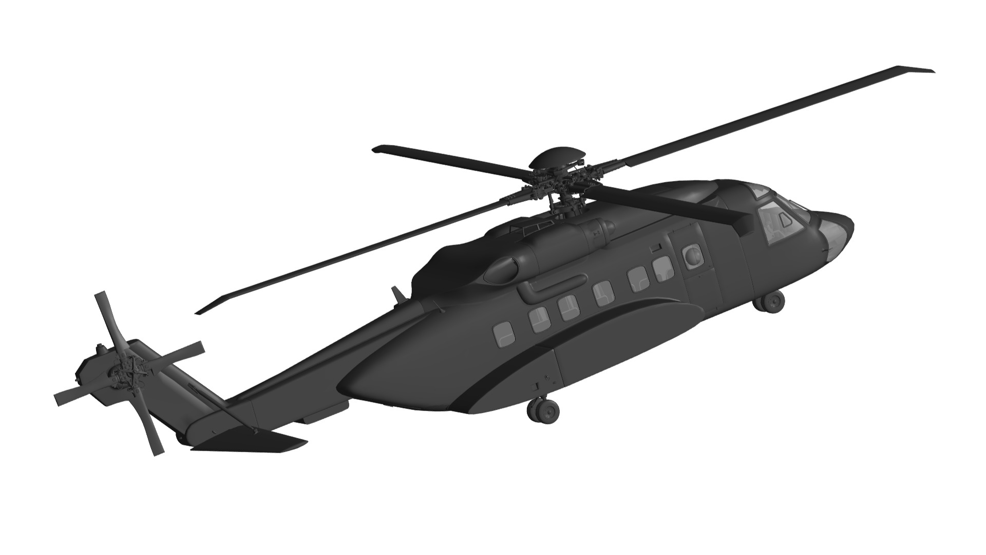Sikorsky S-92  3D model_2