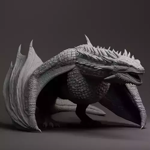 Meleys - House of the Dragon 3D print model