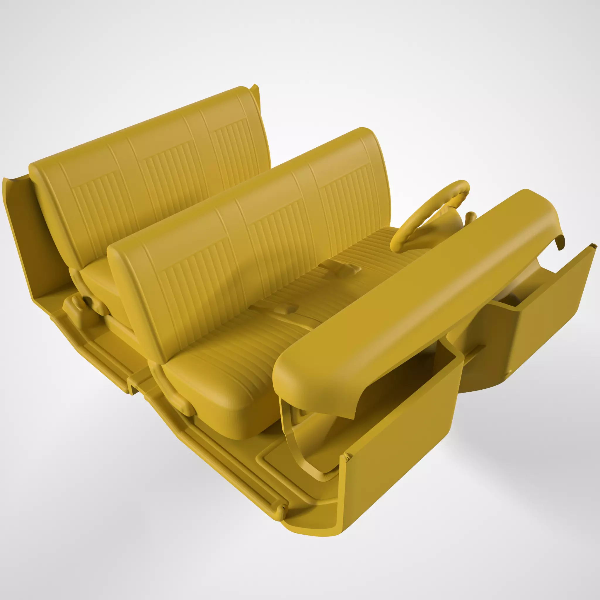 F250 CAR INTERIOR 3D print model_0