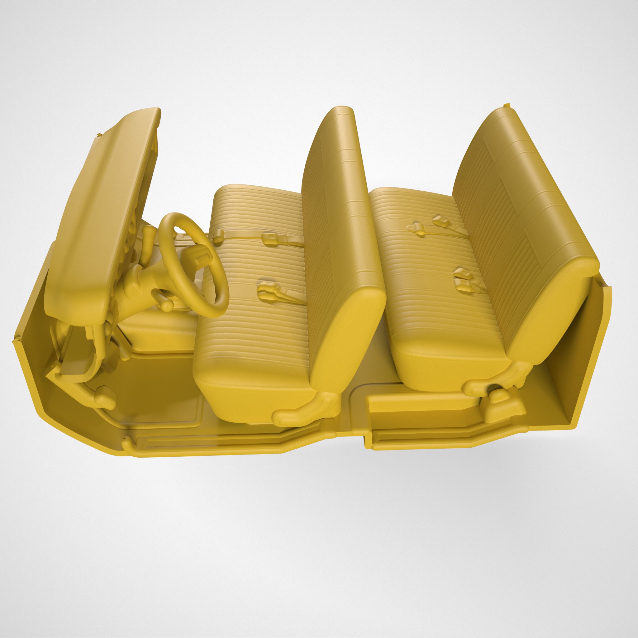 F250 CAR INTERIOR 3D print model_3