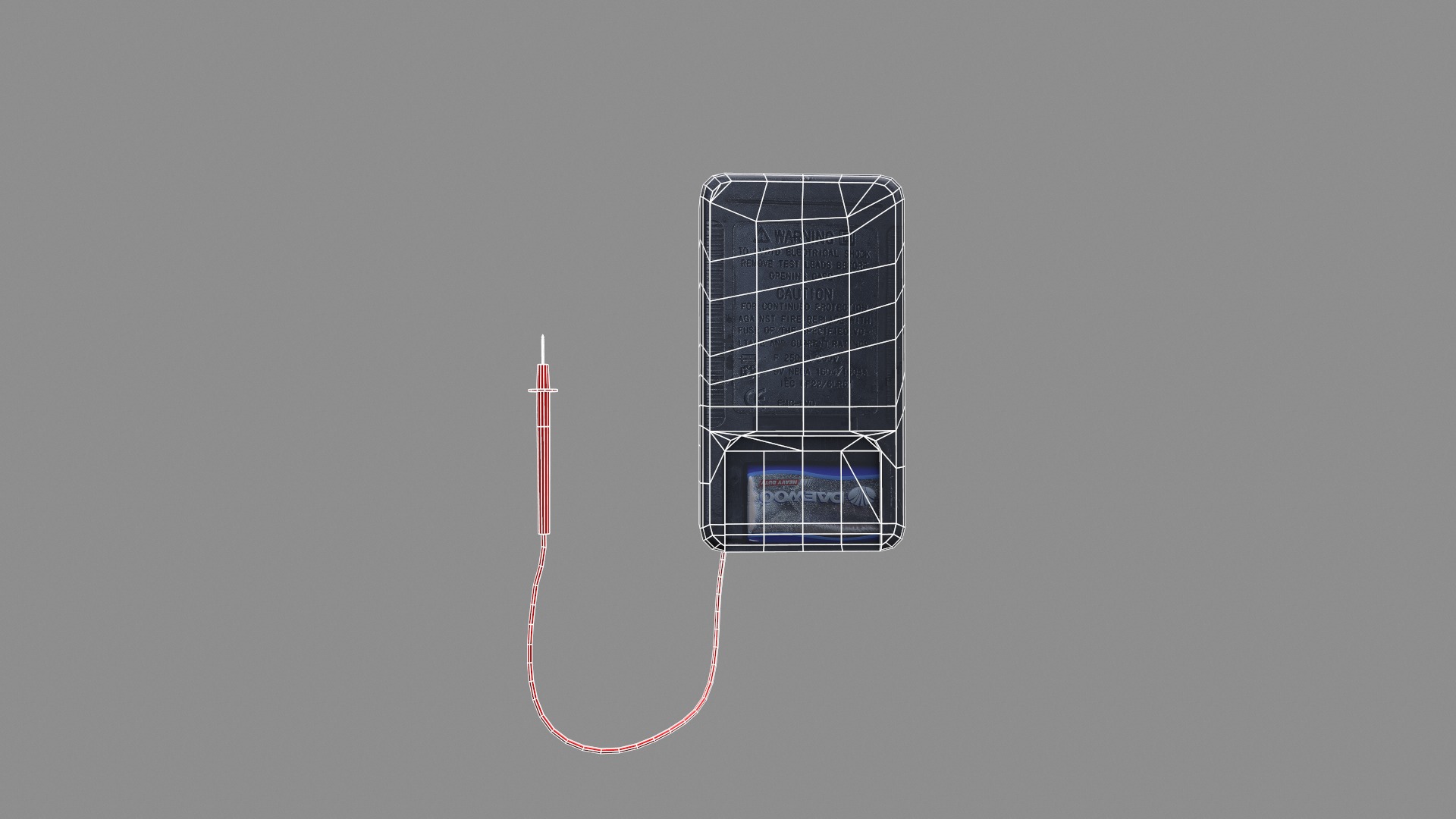 Multimeter Low Poly Low-poly 3D model_10