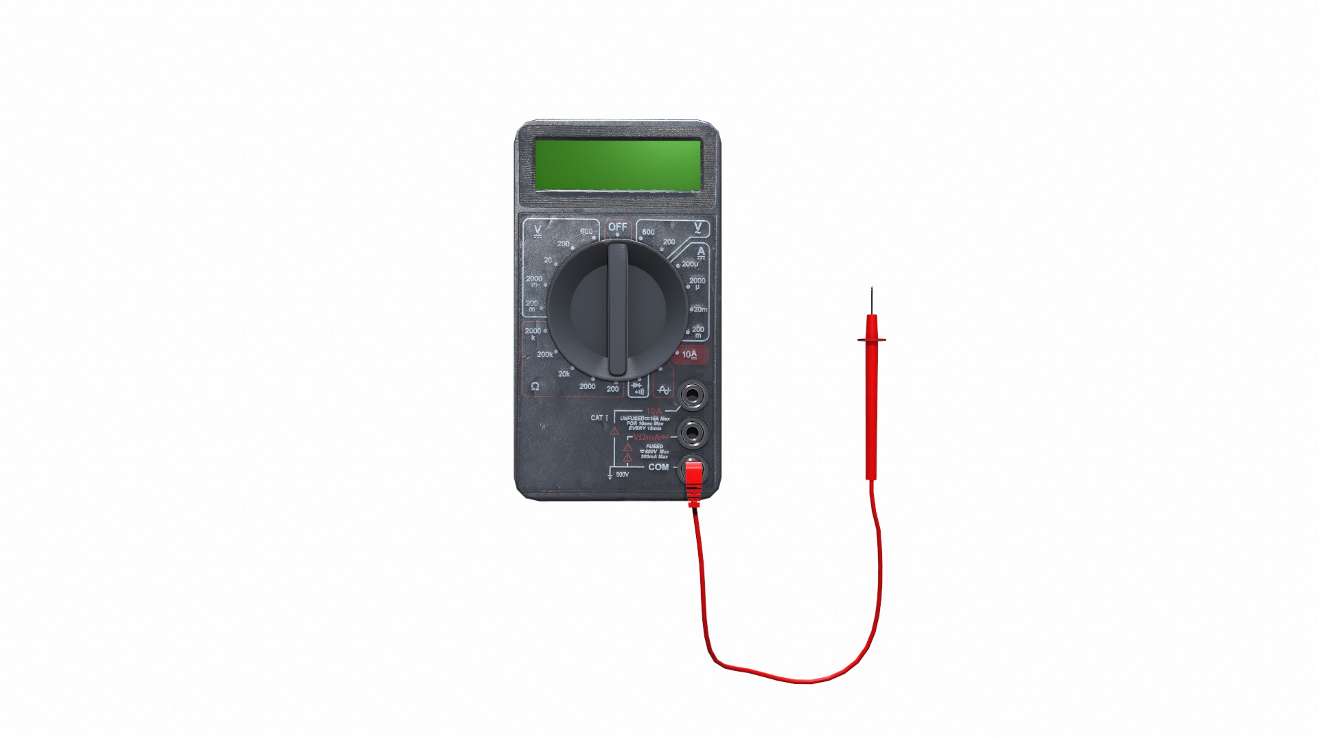 Multimeter Low Poly Low-poly 3D model_4