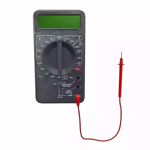Multimeter Low Poly Low-poly 3D model