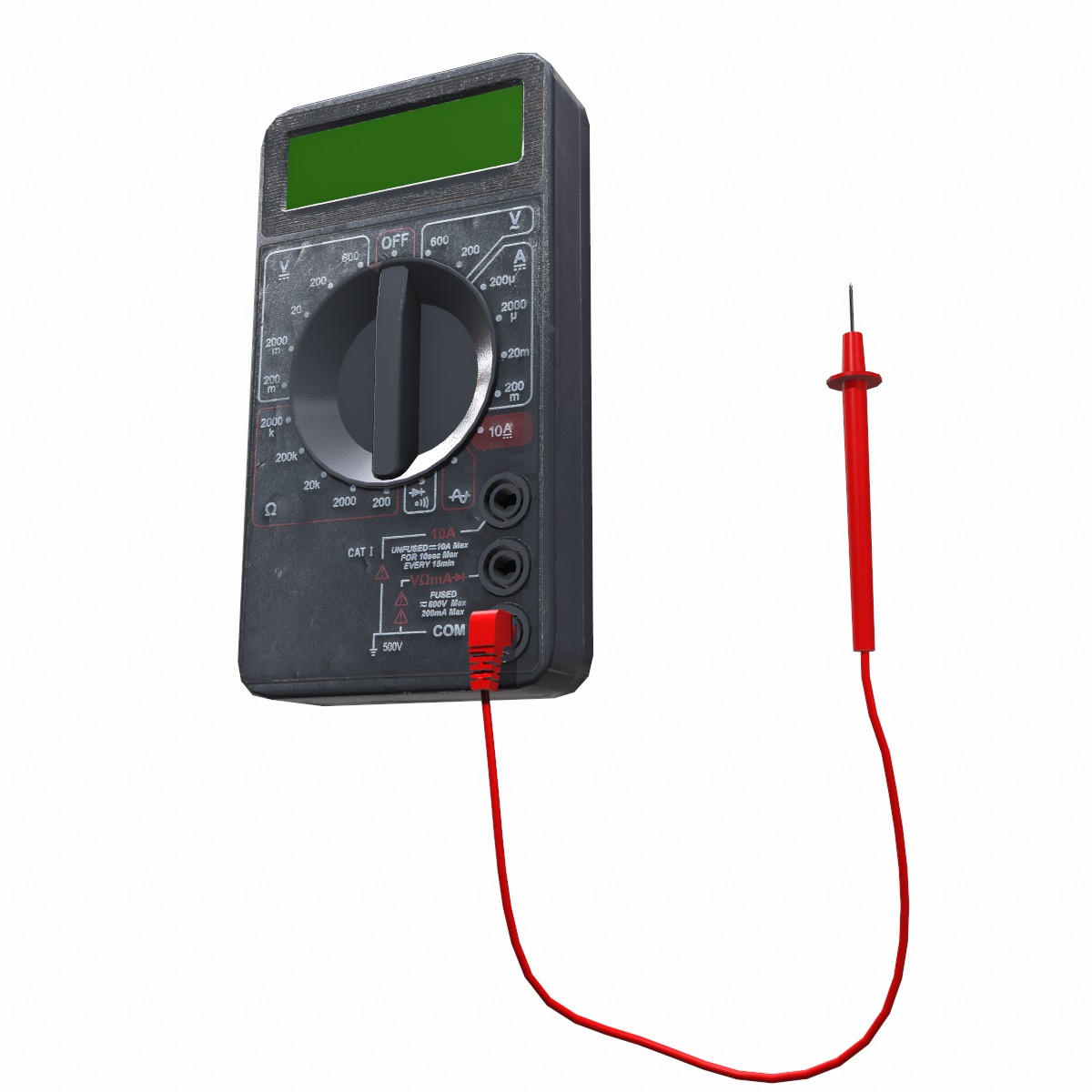 Multimeter Low Poly Low-poly 3D model_3