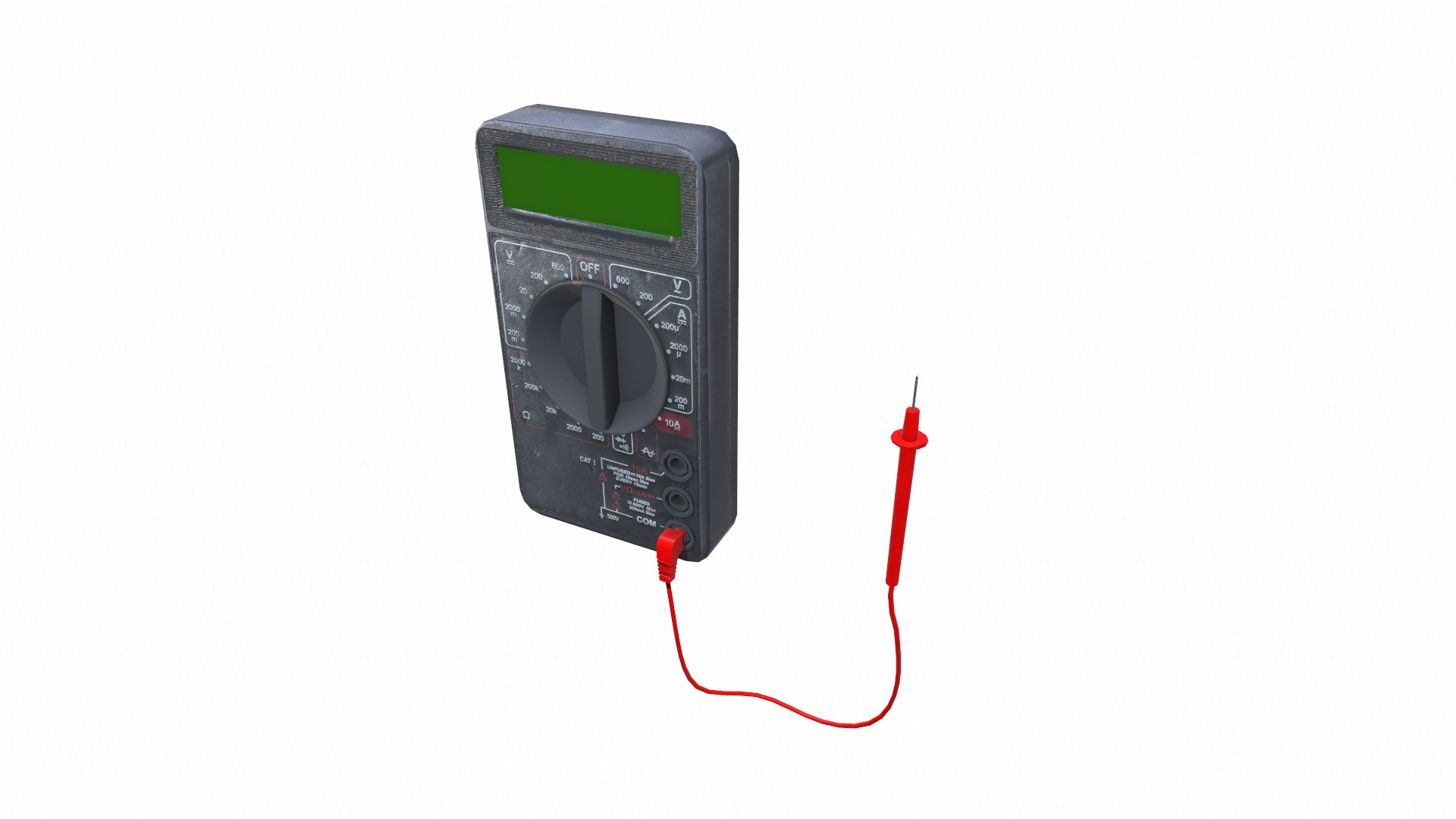 Multimeter Low Poly Low-poly 3D model_7