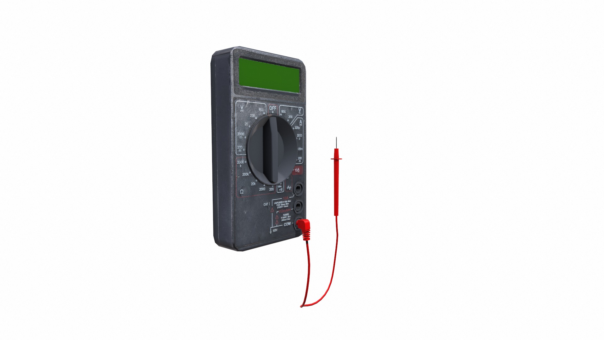 Multimeter Low Poly Low-poly 3D model_5