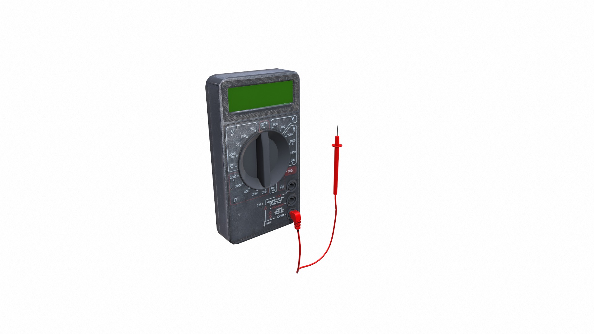 Multimeter Low Poly Low-poly 3D model_8