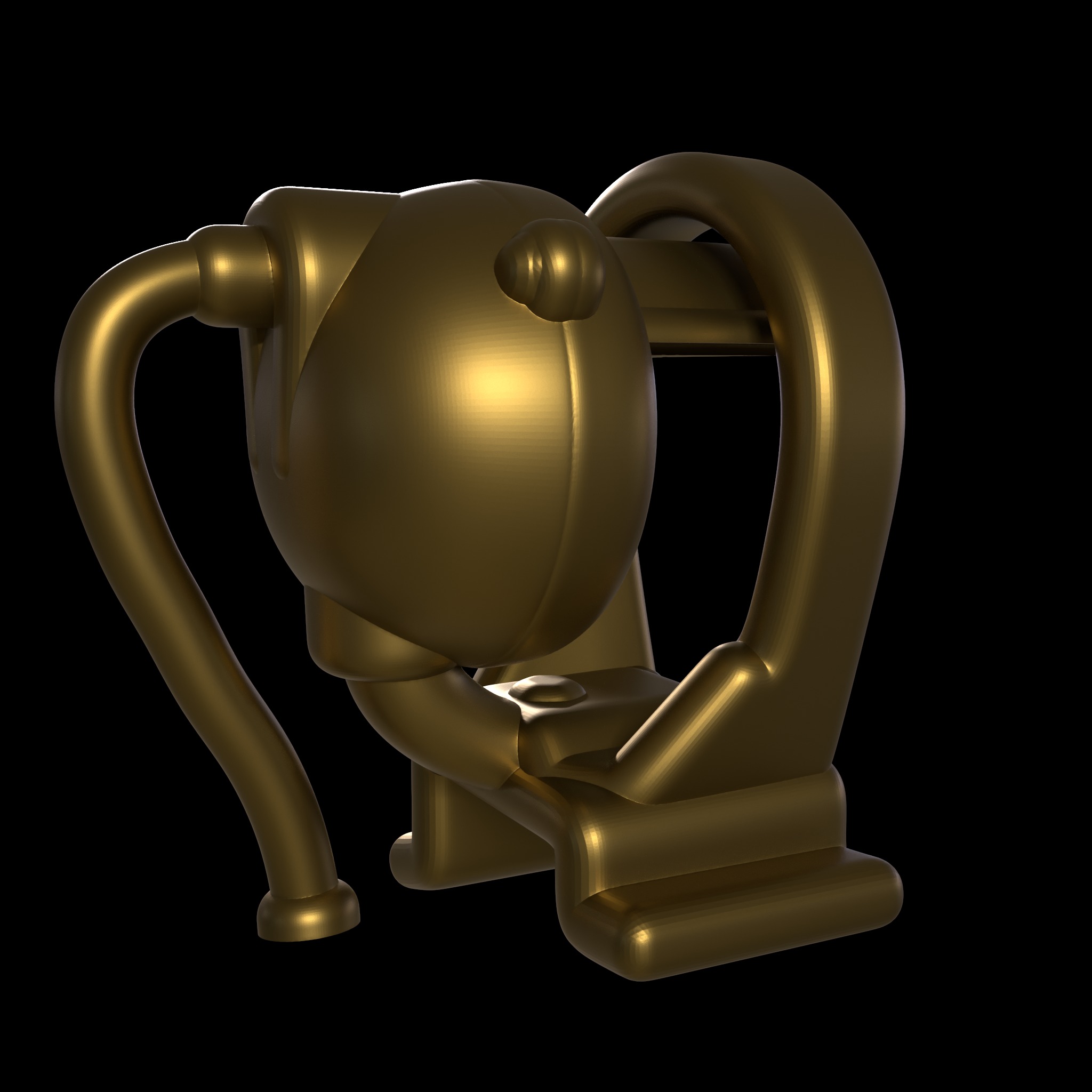 Jeep Kaiser Hood Light 3D print model_2