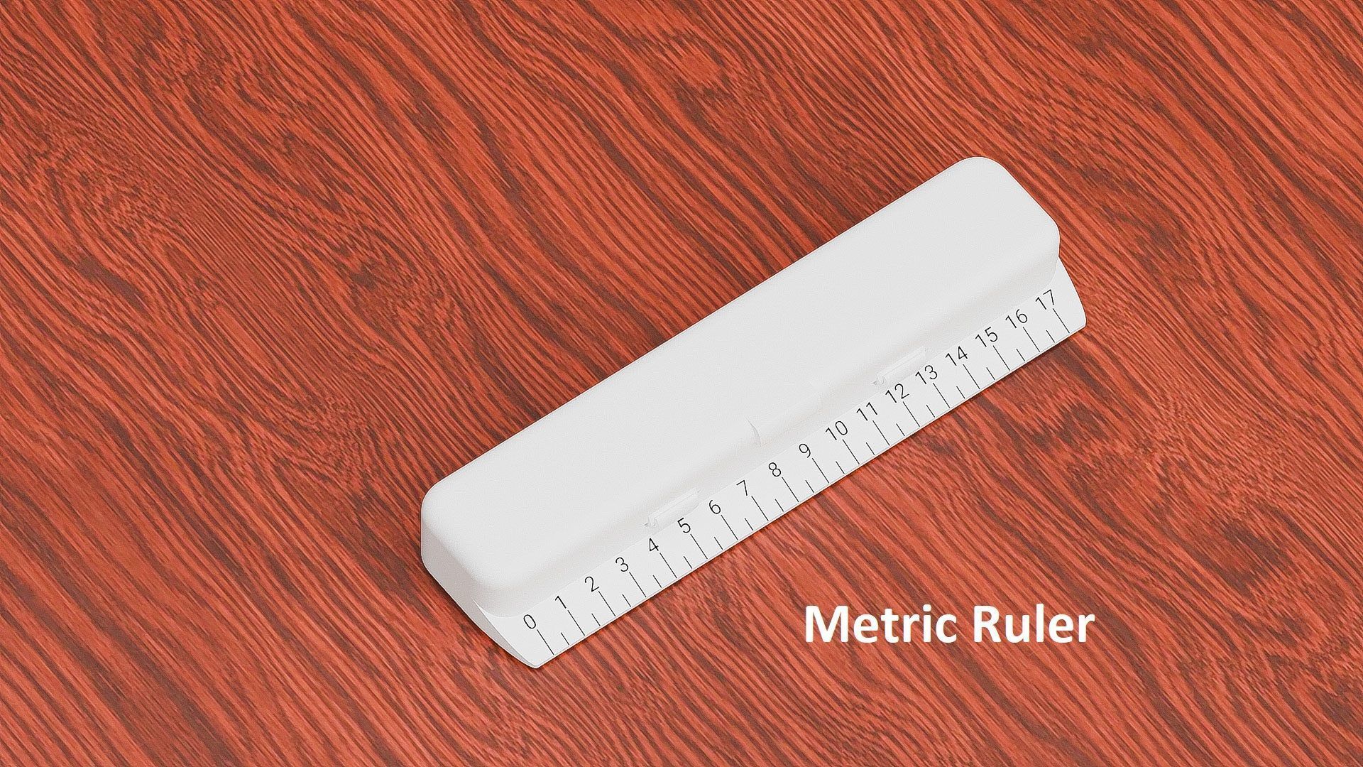 PENCIL CASE WITH RULER 3D print model_2