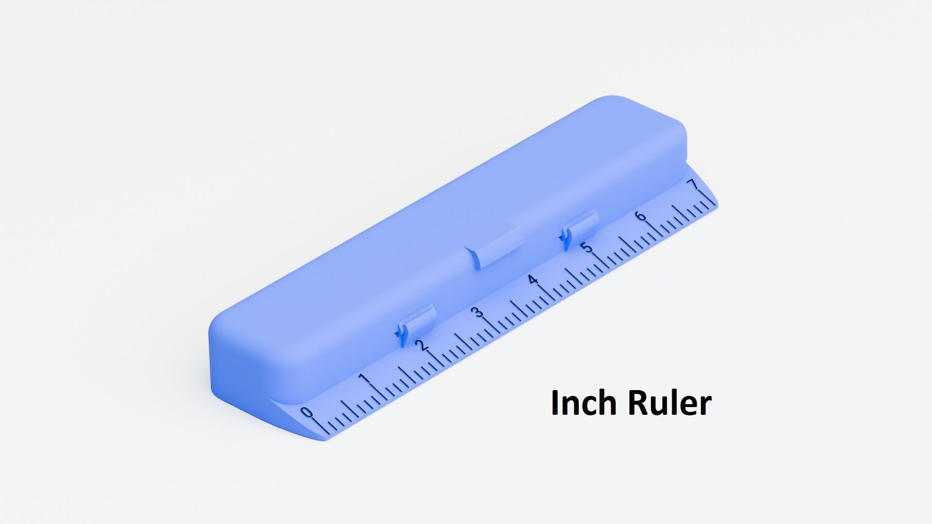 PENCIL CASE WITH RULER 3D print model_3