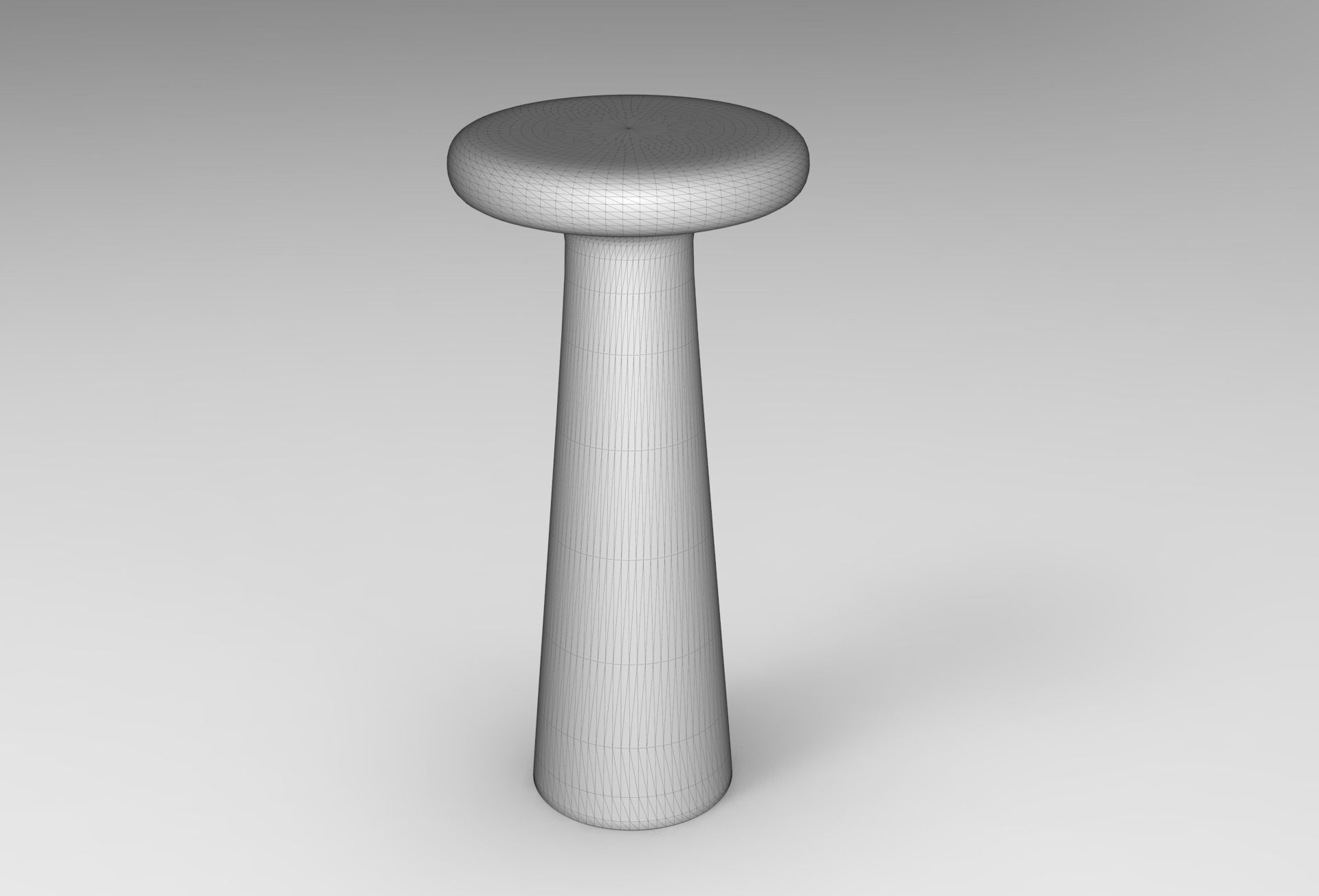 Huru Side Table Low-poly 3D model_5