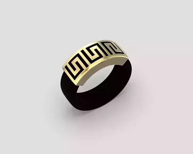 R 192 a ring with leather shank