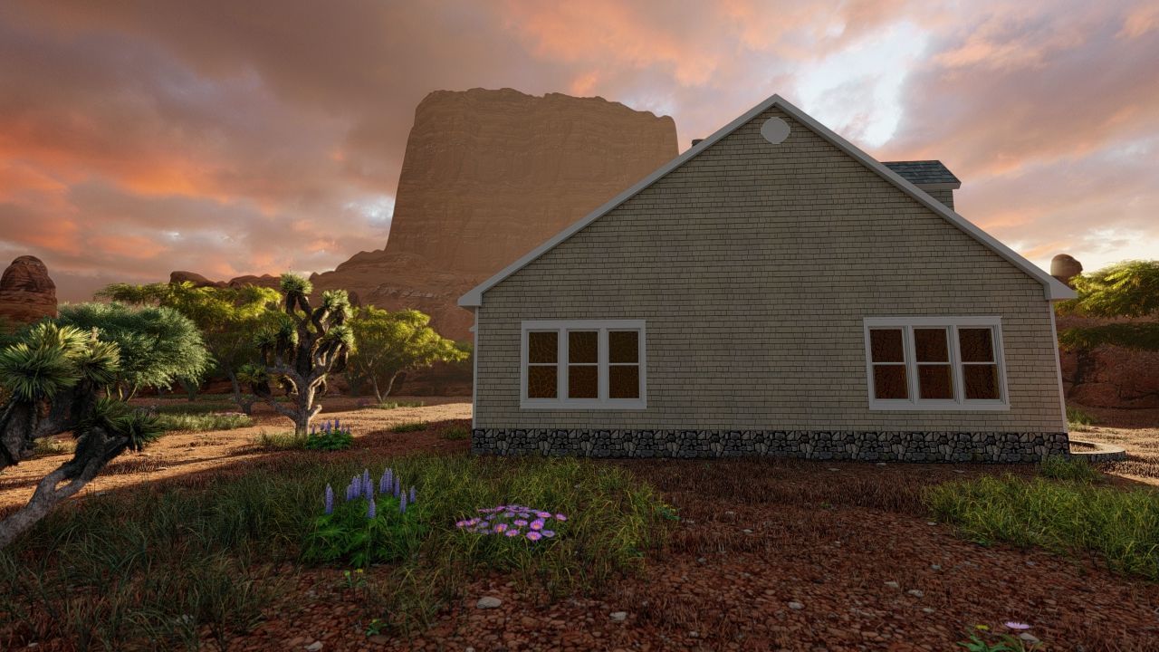old house-Old Abandoned House 3D model_9
