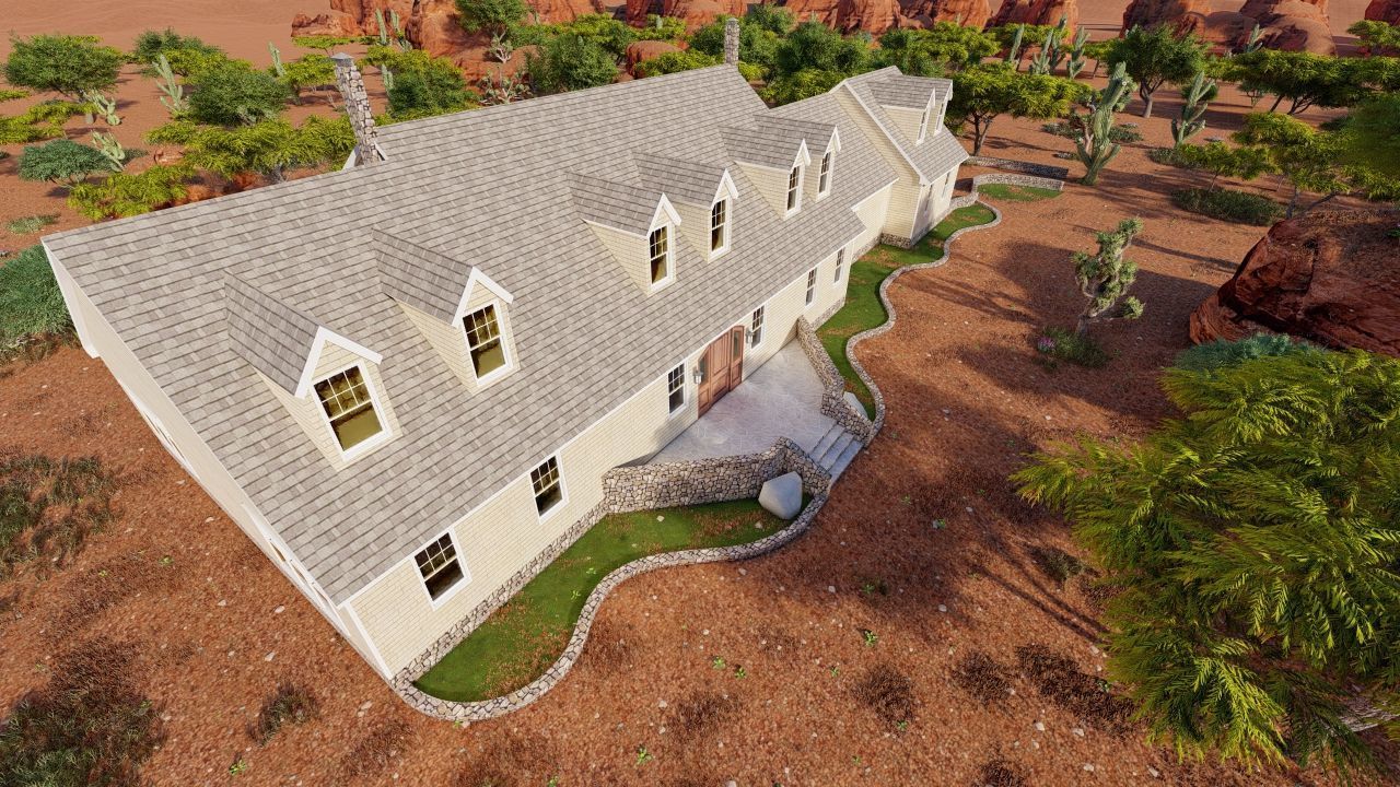 old house-Old Abandoned House 3D model_5