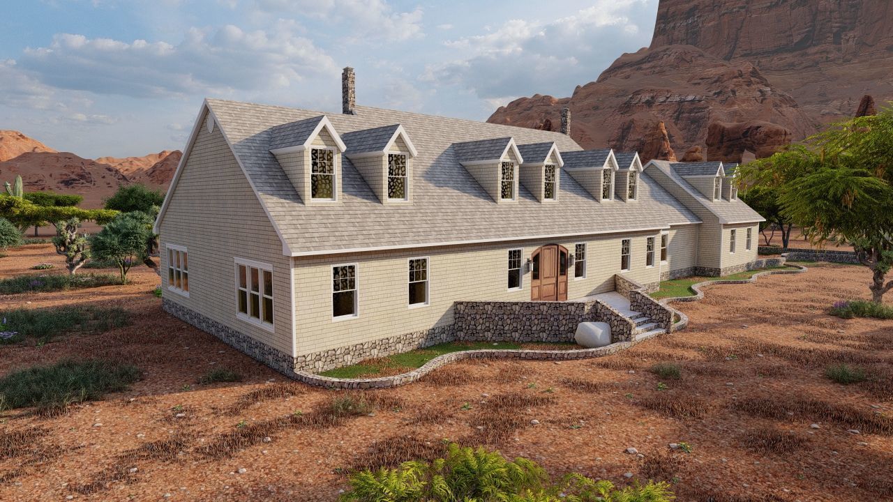 old house-Old Abandoned House 3D model_3