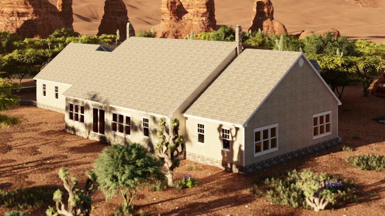 old house-Old Abandoned House 3D model_4