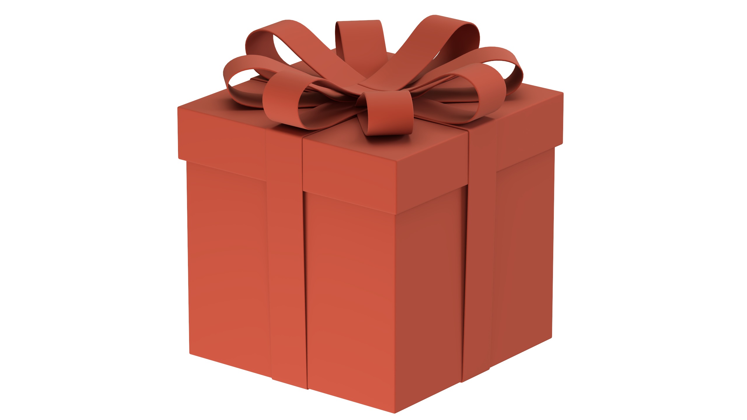 Christmas Box 09 Low-poly 3D model_8