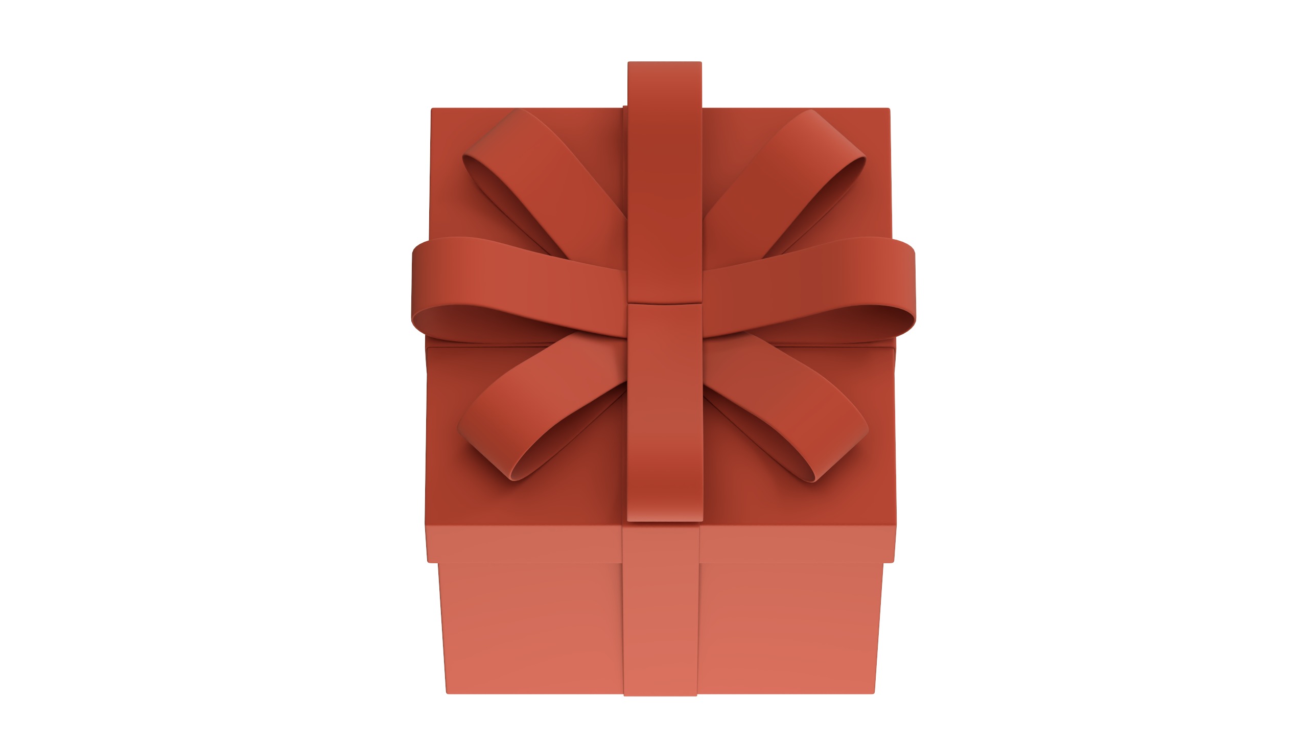Christmas Box 10 Low-poly 3D model_10