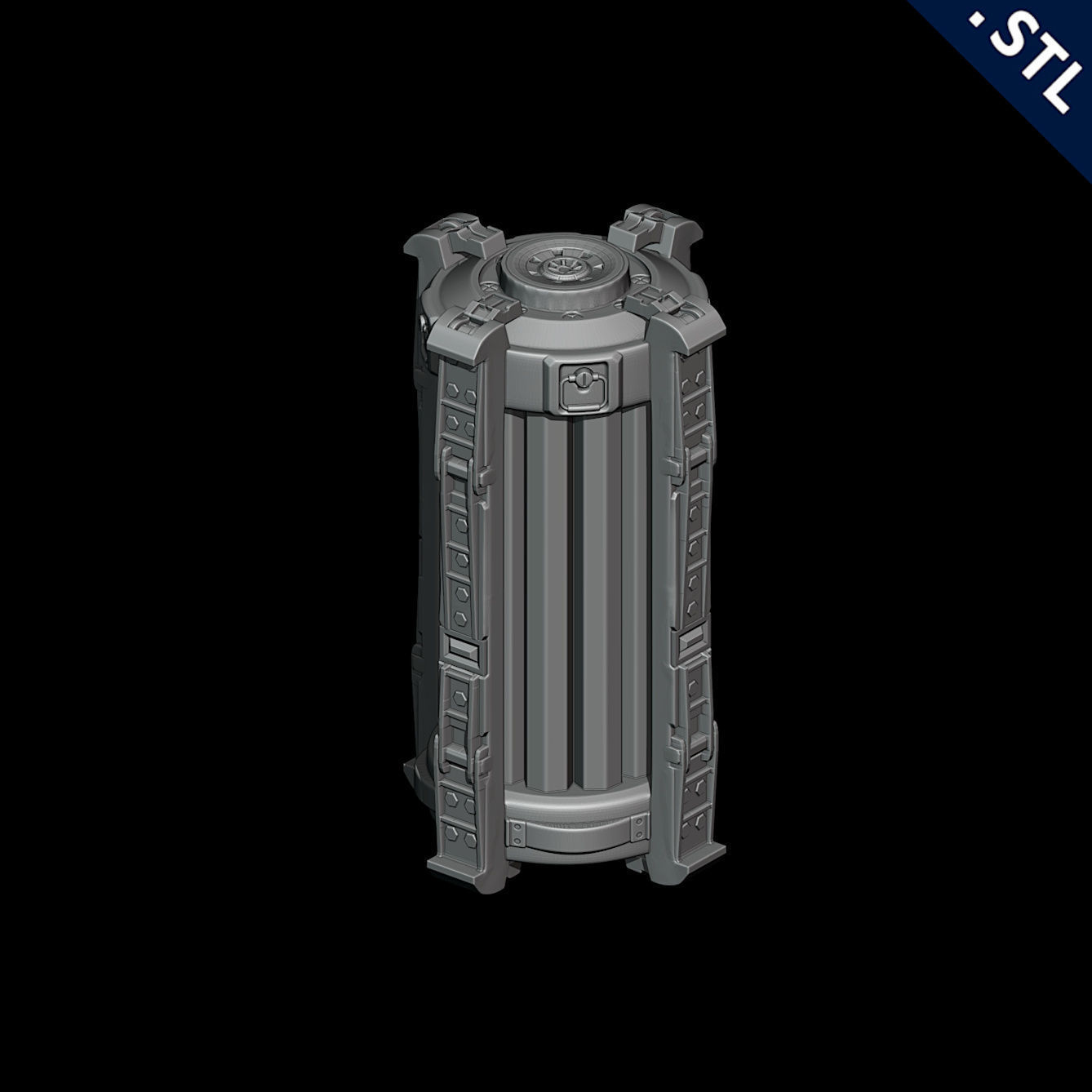 Tanks and Turrets 3D Printable Set 3D print model_36