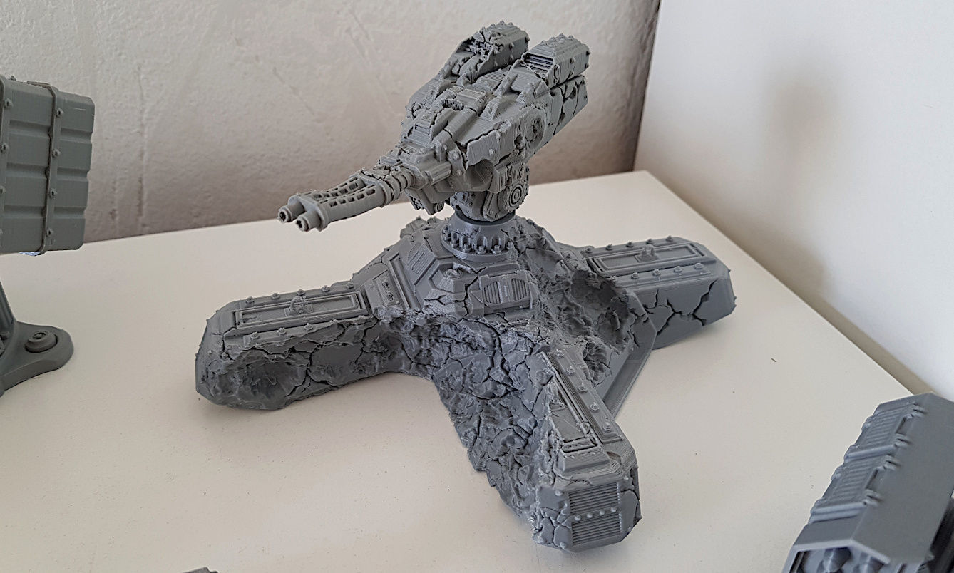 Tanks and Turrets 3D Printable Set 3D print model_67