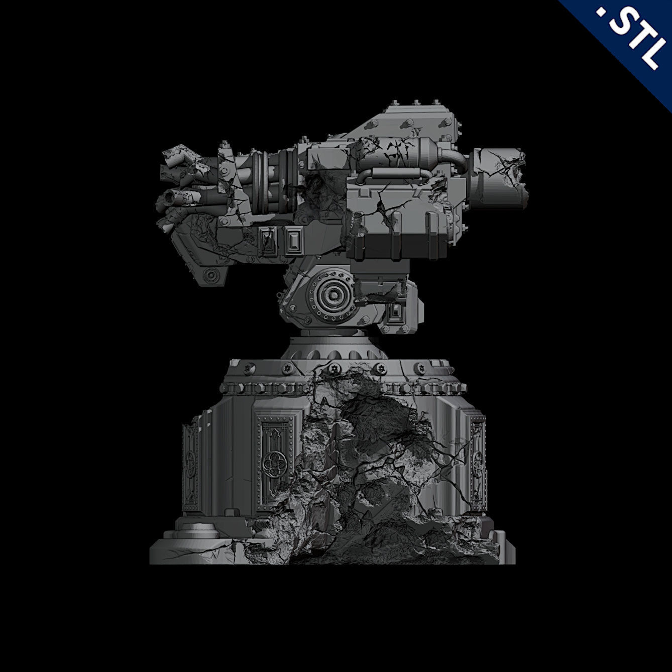 Tanks and Turrets 3D Printable Set 3D print model_20