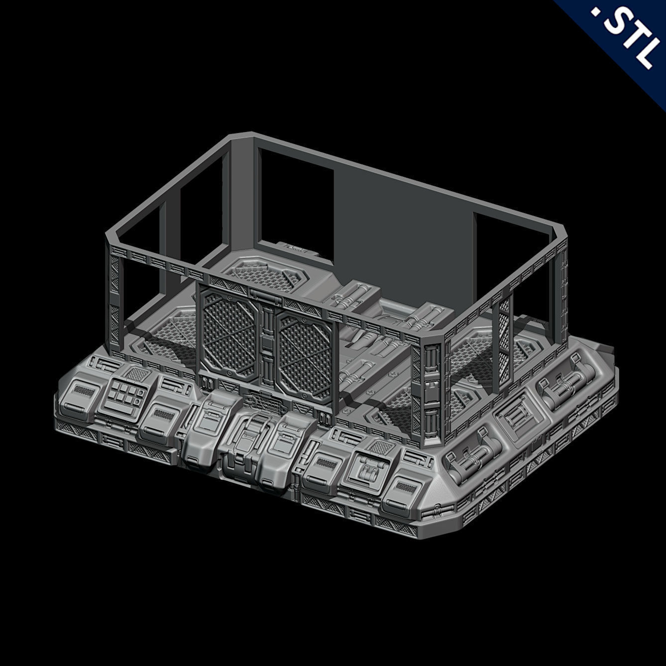 Tanks and Turrets 3D Printable Set 3D print model_32