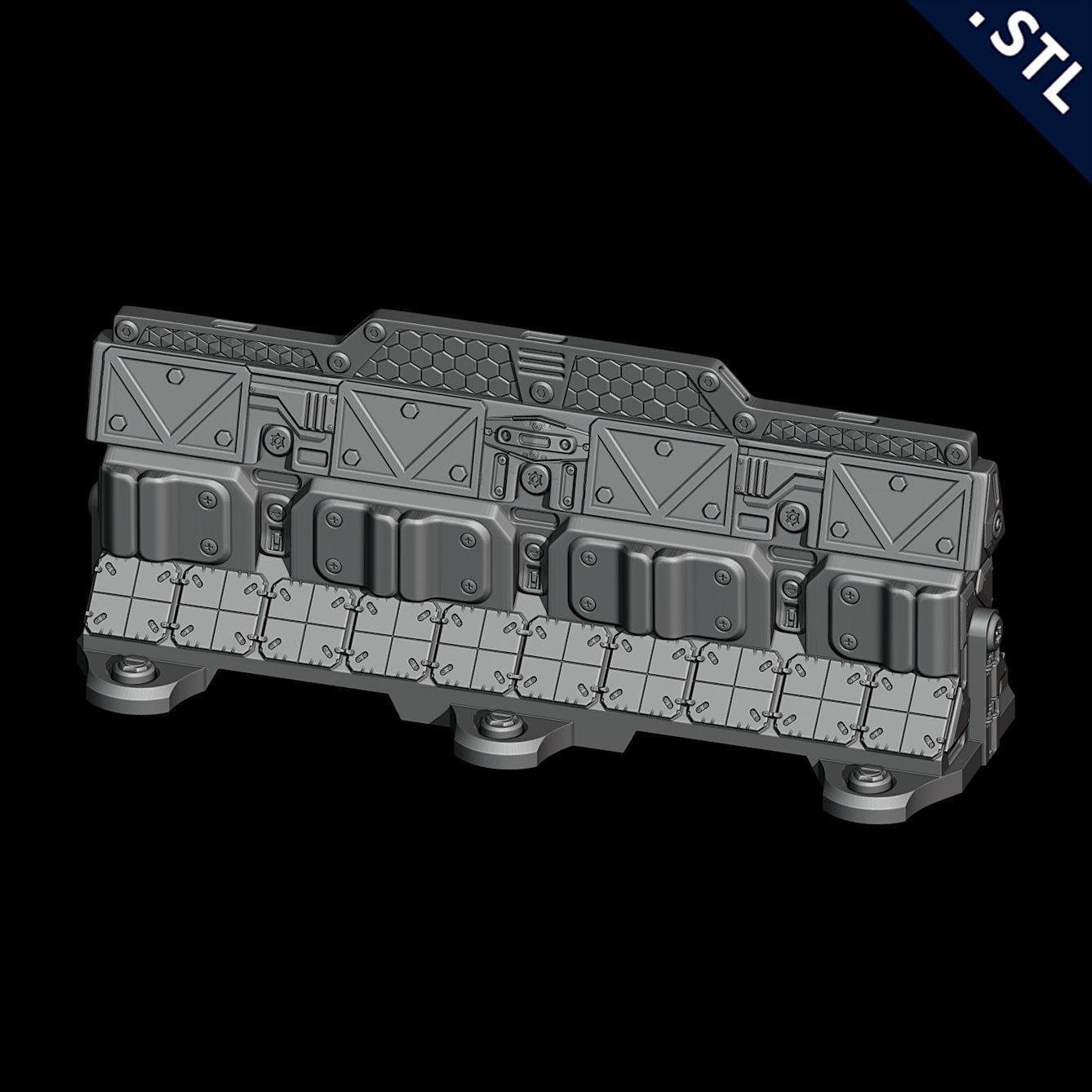 Tanks and Turrets 3D Printable Set 3D print model_37