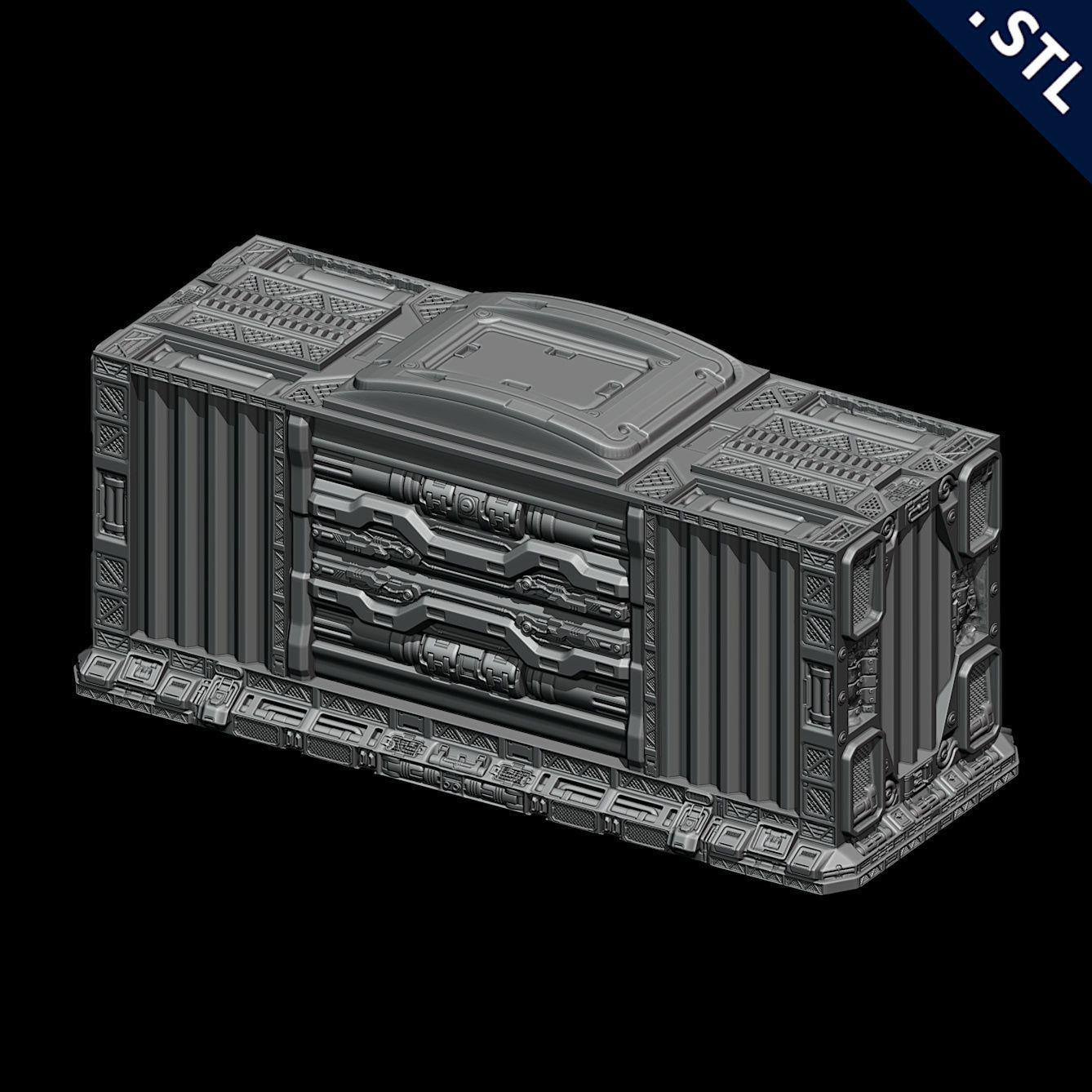 Tanks and Turrets 3D Printable Set 3D print model_30