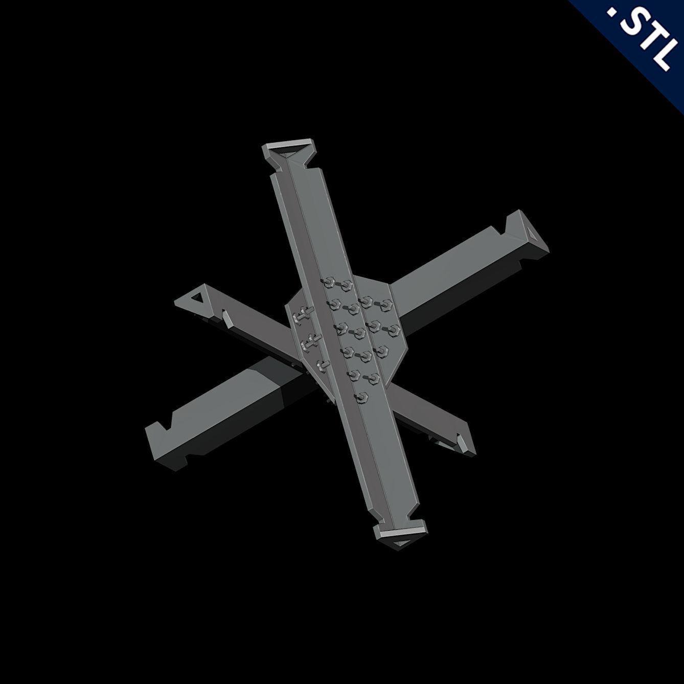 Tanks and Turrets 3D Printable Set 3D print model_38