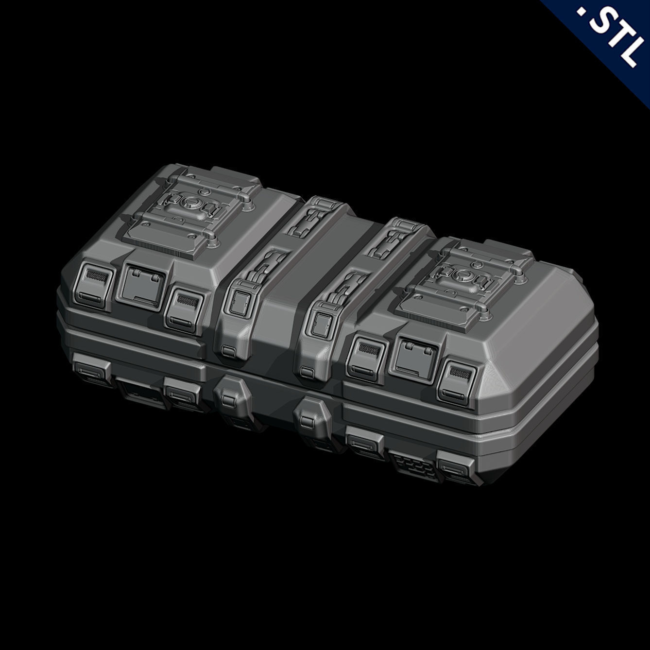 Tanks and Turrets 3D Printable Set 3D print model_35