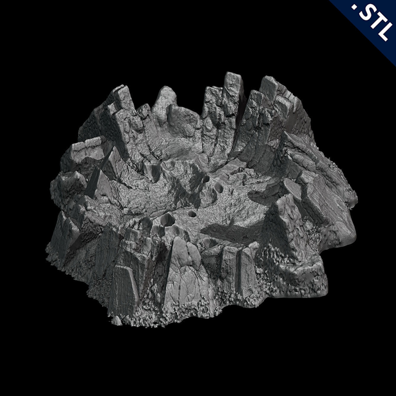 Tanks and Turrets 3D Printable Set 3D print model_41