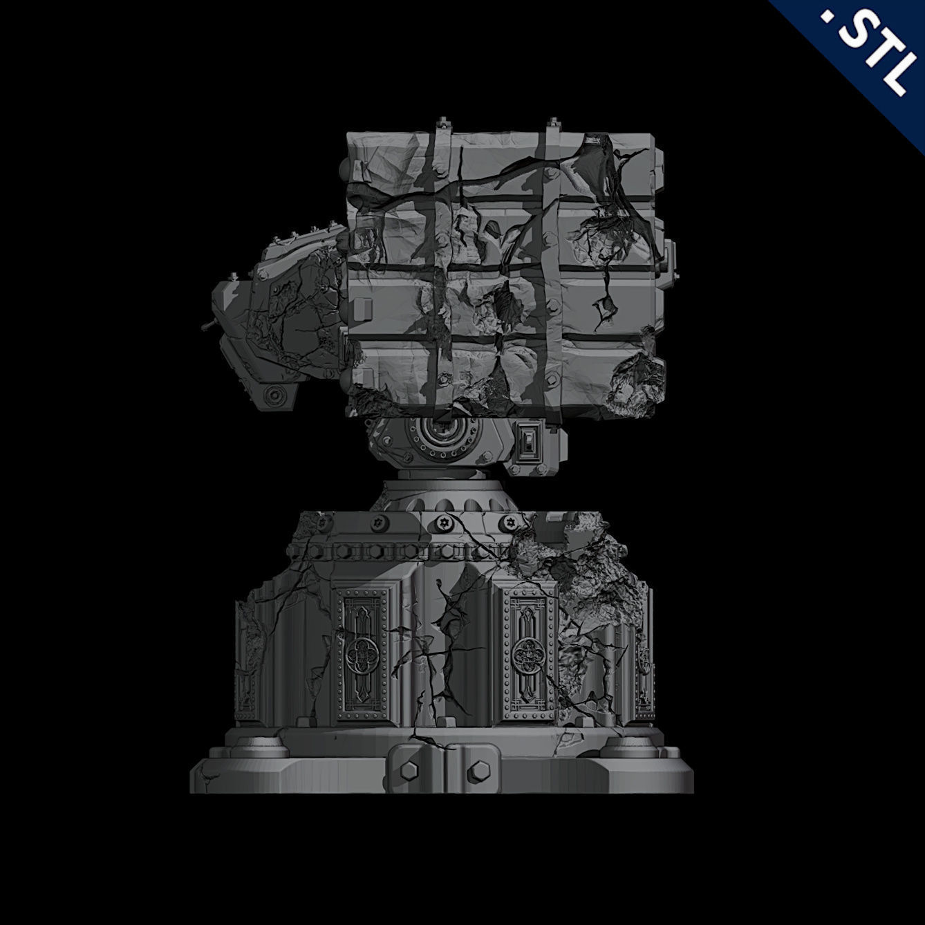 Tanks and Turrets 3D Printable Set 3D print model_21