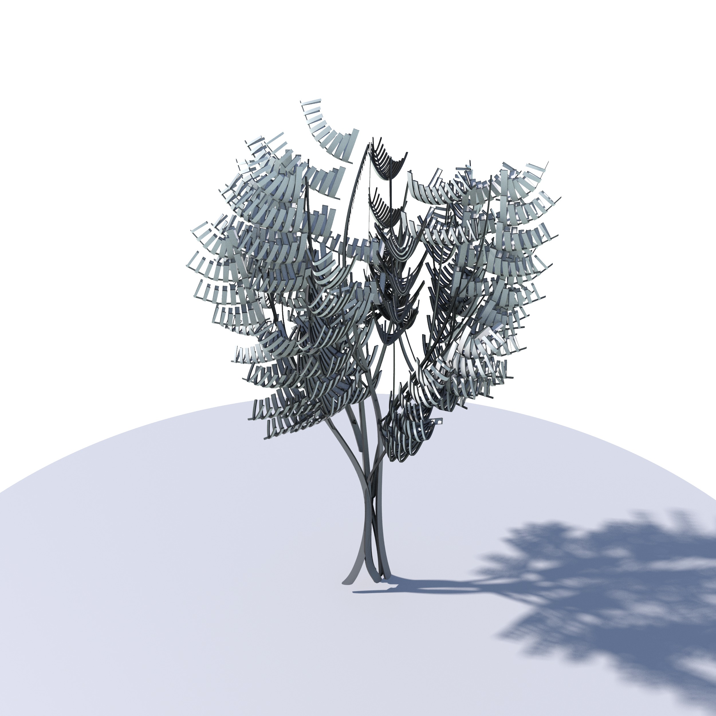 Cartoon tree S2Av2 3D model_9
