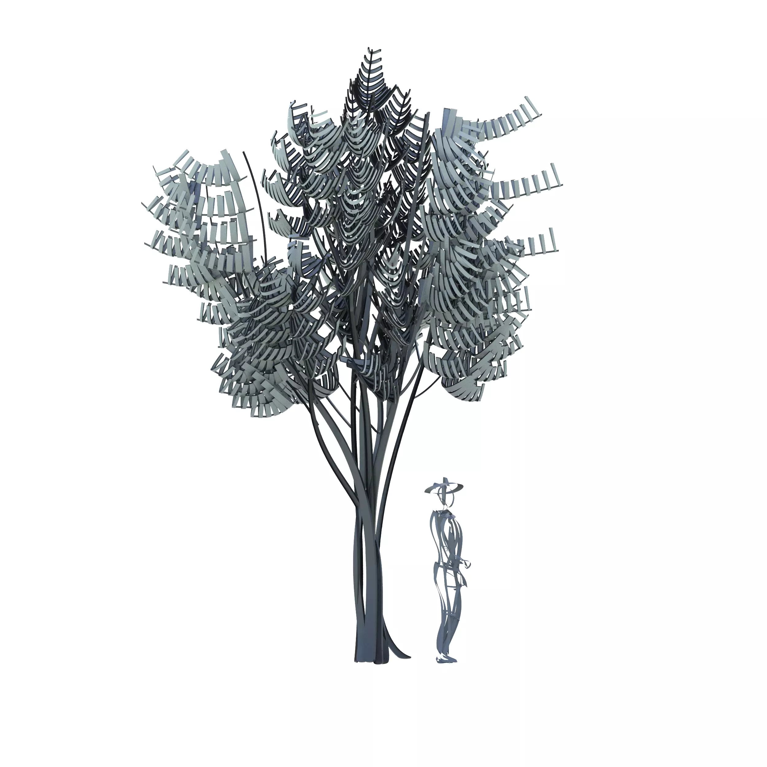 Cartoon tree S2Av2 3D model_0