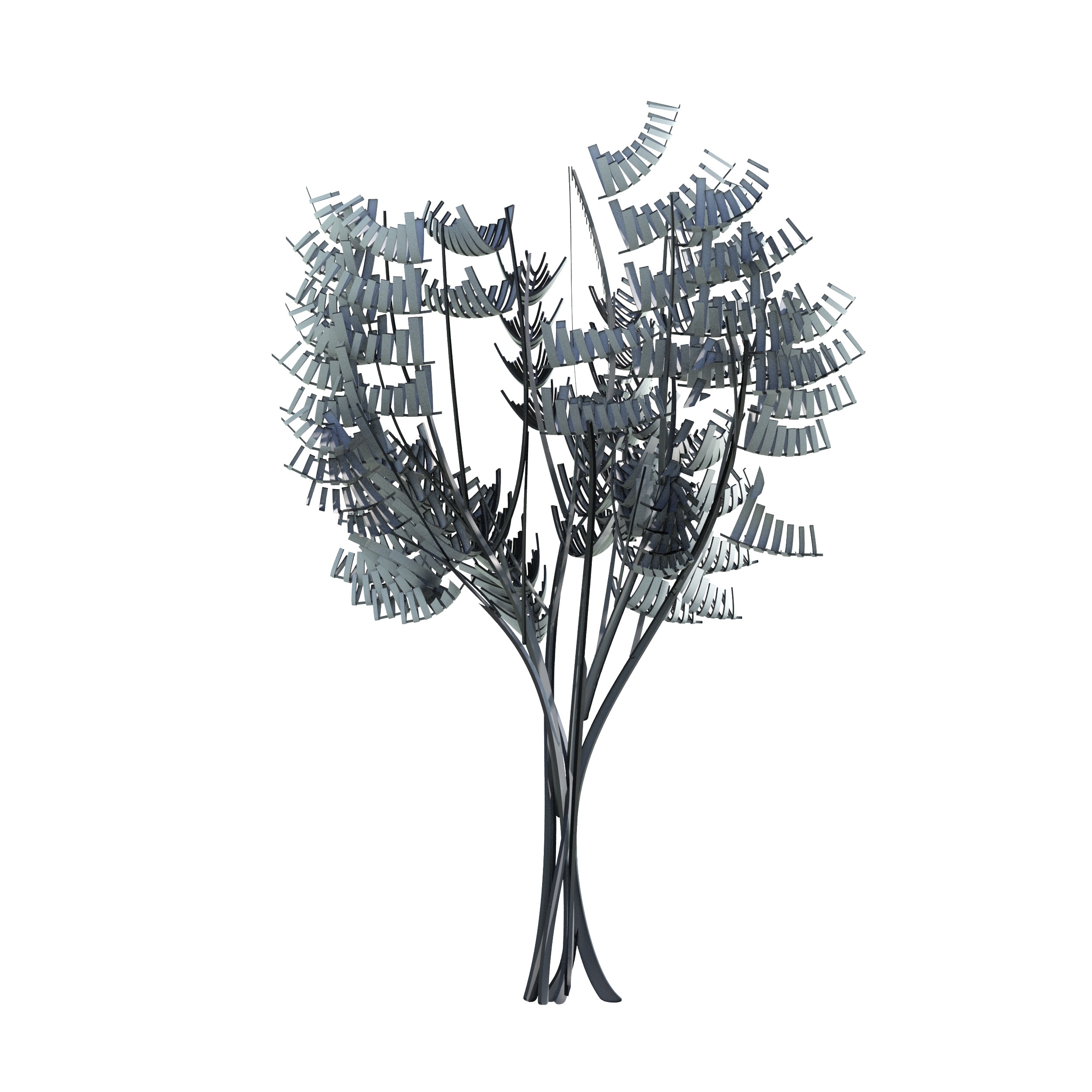 Cartoon tree S2Av2 3D model_8