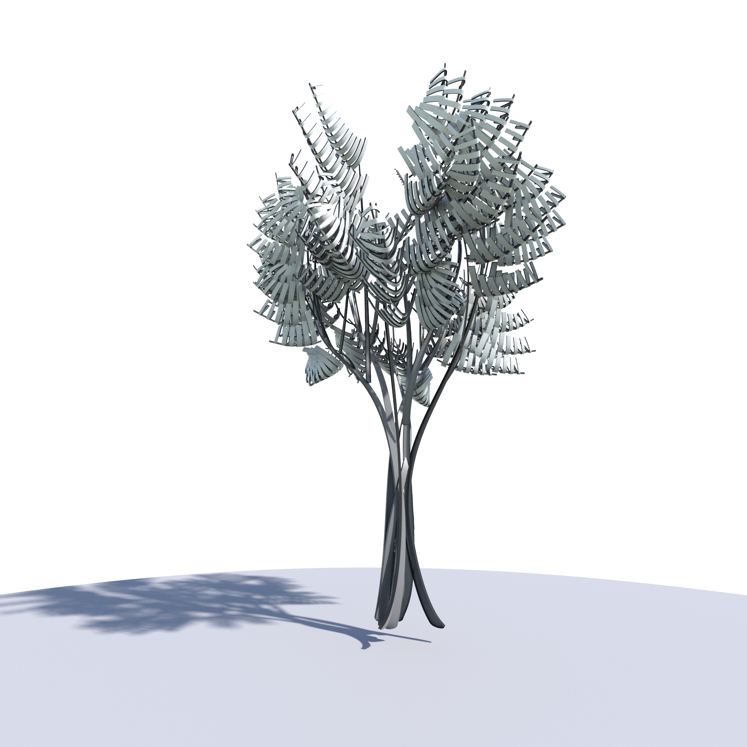 Cartoon tree S2Av2 3D model_5