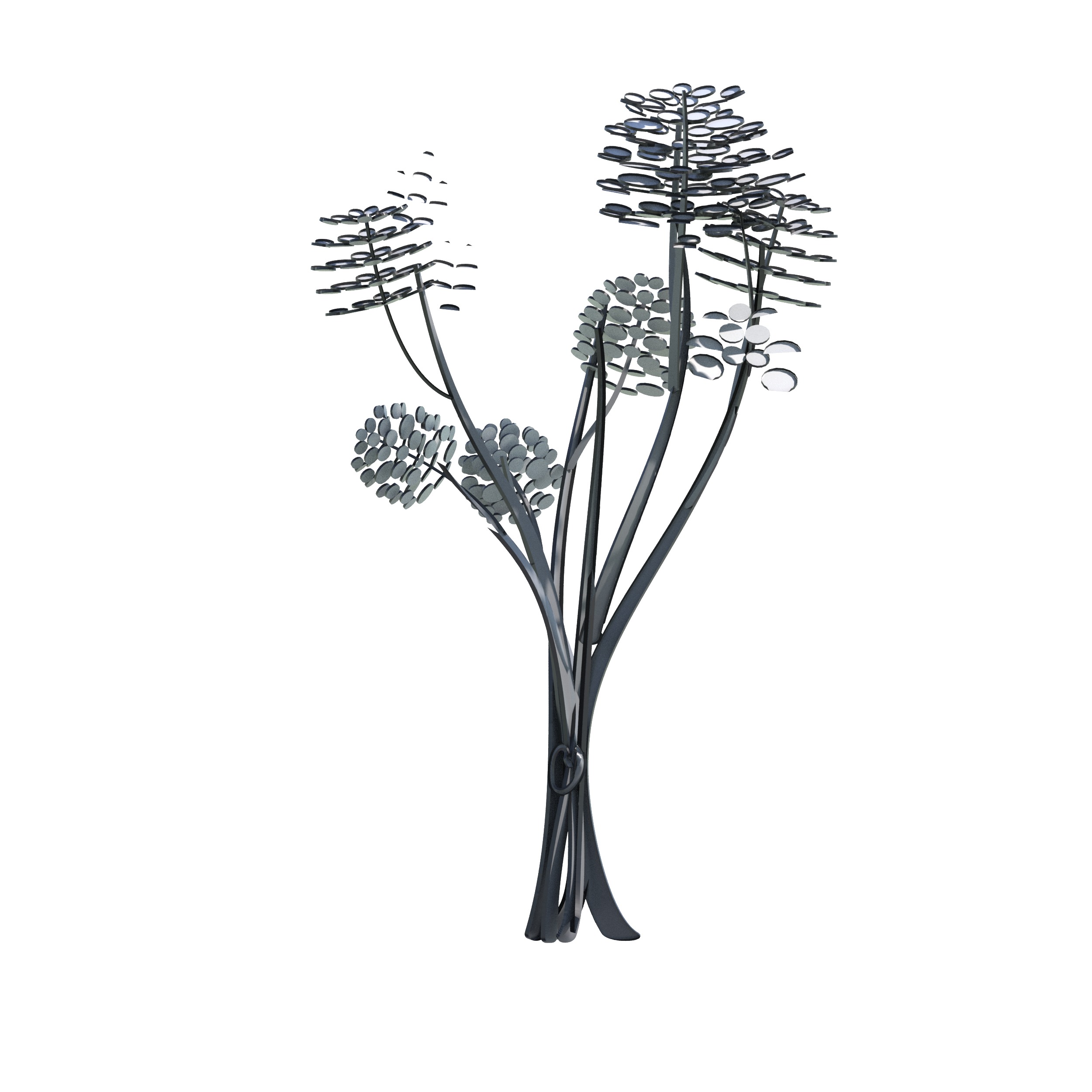 Cartoon tree S2Bv1 3D model_8