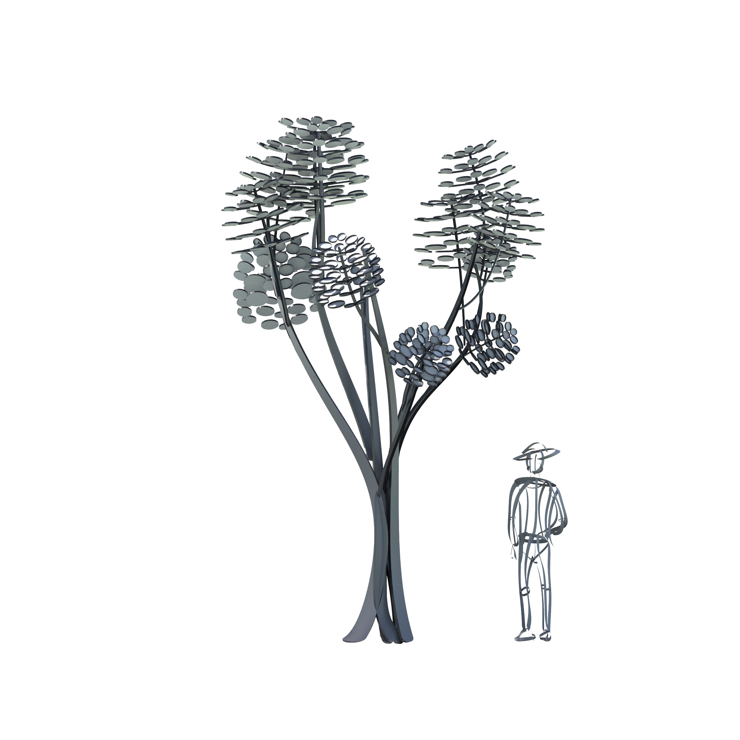 Cartoon tree S2Bv1 3D model_11